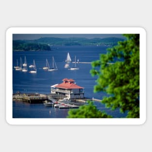 Burlington Vermont and Lake Champlain. Sticker